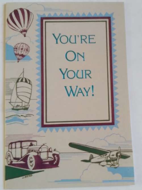 Farewell card  +  envelope