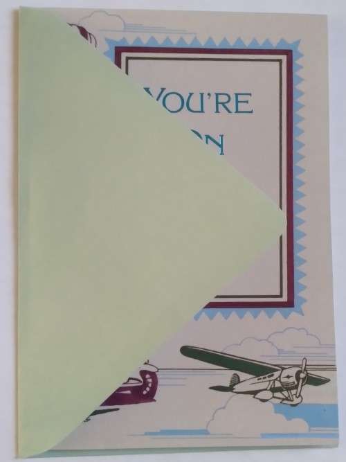Farewell card  +  envelope
