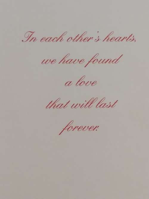 Unused - Valentines card + envelope