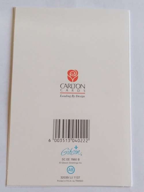 Sympathy card  +  envelope