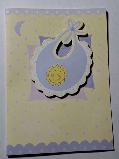 Mini embossed card  +  envelope