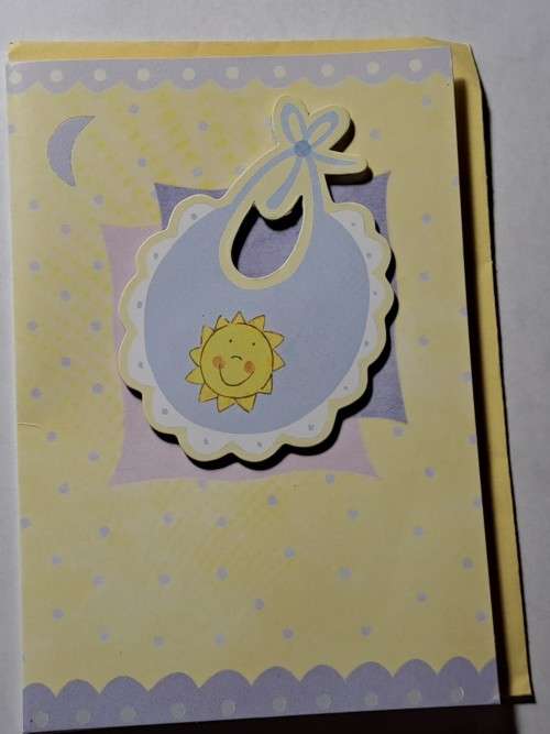 Mini embossed card  +  envelope