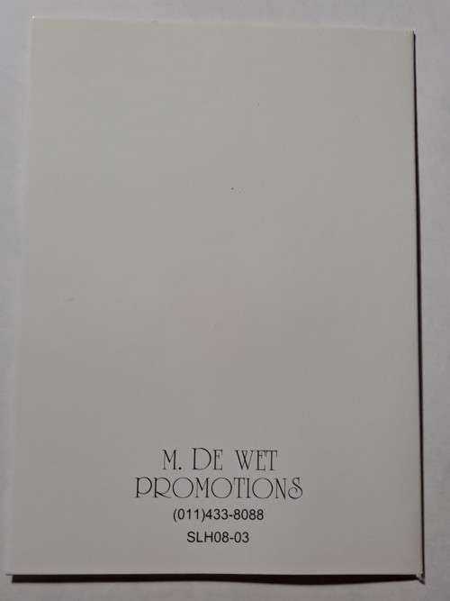 Mini embossed card +  envelope - 10cm x 7.5cm