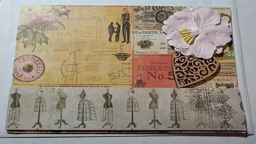 Unused - Handmade general  card + envelope