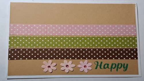 Handmade general card + envelope