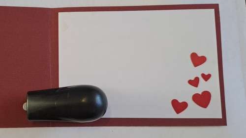 Handmade Love  card + envelope14m x 10cm