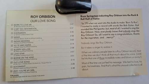 CD  Roy Orbison -  Our love song  -  1991