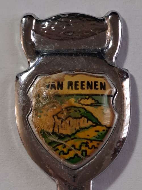 Vintage souvenir spoon -Van Reenen