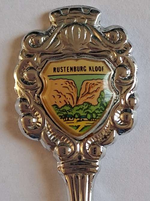 Vintage souvenir spoon -Rustenburg Kloof -  bird