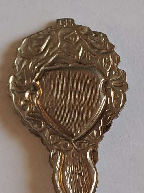 Vintage souvenir spoon -Mossel Bay -  shell