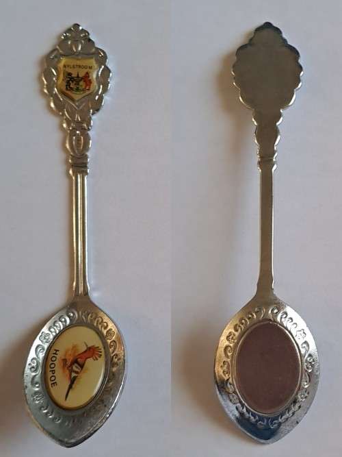 Vintage souvenir spoon - Nylstroom/Hoopoe