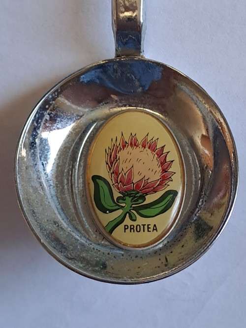 Vintage Souvenir Spoon -Aventura Loskop Dam  -  Protea