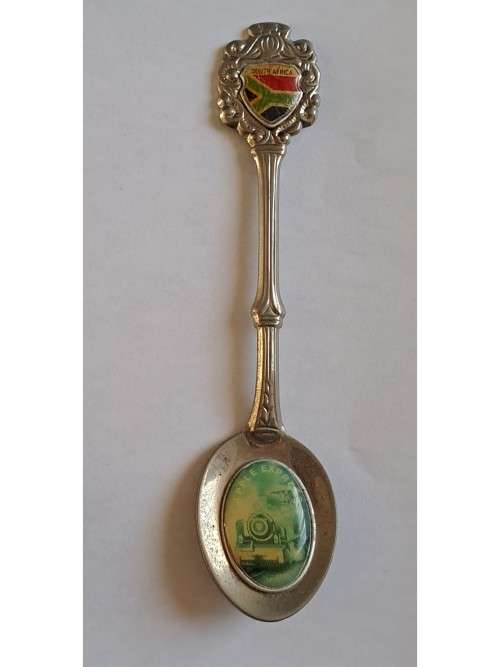 Vintage Souvenir Spoon -South Africa -  Apple Express -  Port Elizabeth