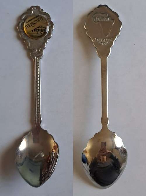 Vintage souvenir spoon -Klerksdorp museum