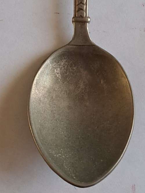Vintage souvenir spoon - Skytower - New Zealand -  silver plated (?)