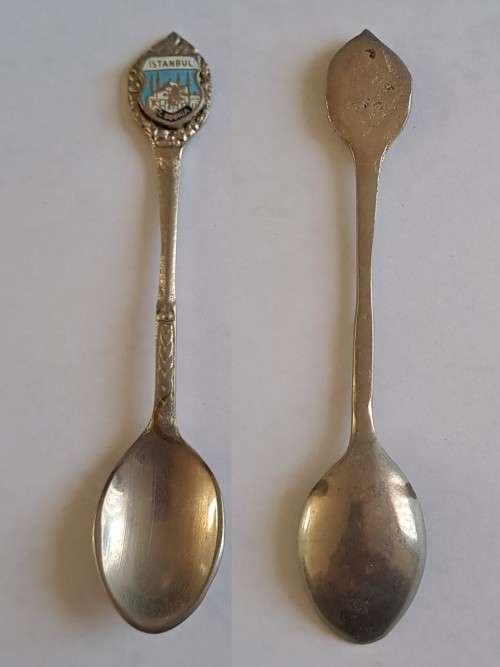 Vintage souvenir spoon -Istanbul -  St Sophia