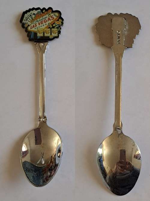 Vintage souvenir spoon -Las Vegas Nevada