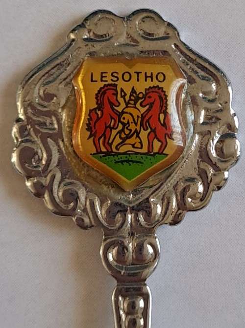 Vintage souvenir spoon - Lesotho