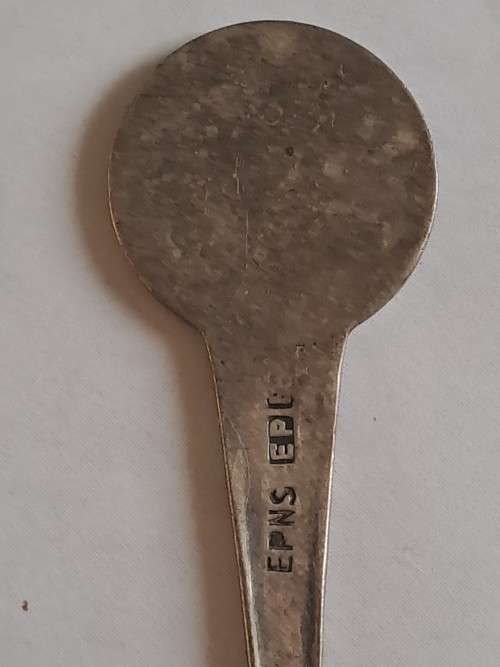 WW1 Propaganda effort vintage souvenir - EPNS butter knife  - ` For home and country