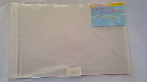 1 Piece unused - protector scrapbook plastic sheets