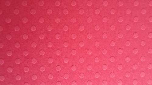 1 Piece unused - double sided paper - 30cm x 30cm - dark pink embossed