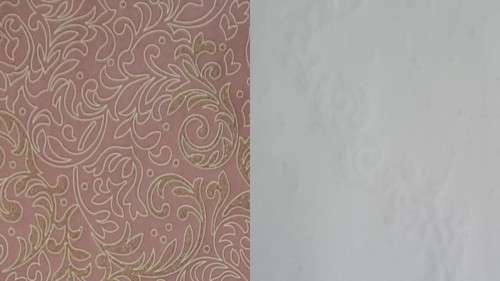 1 Piece unused -  double sided paper  30cm x 30cm - embossed paisley/plain