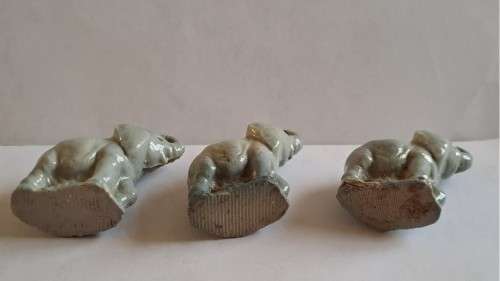 Lot of 3 Wade style elephant figurines