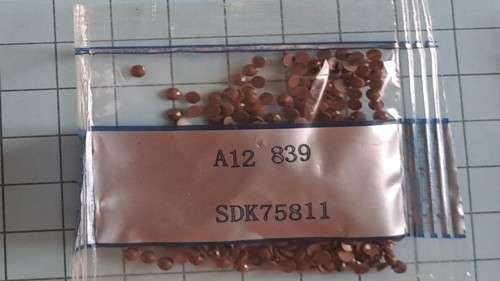 Diamond dot beads  -  A12 839 - Brown