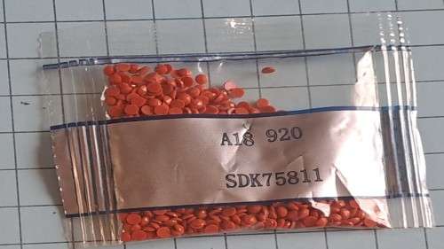 Diamond dot beads  - A18 920 -Brown-ish/Orangy