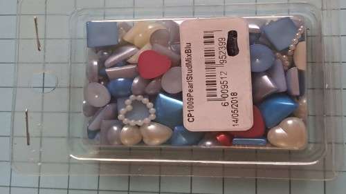 Pearl Stud Mix Blue