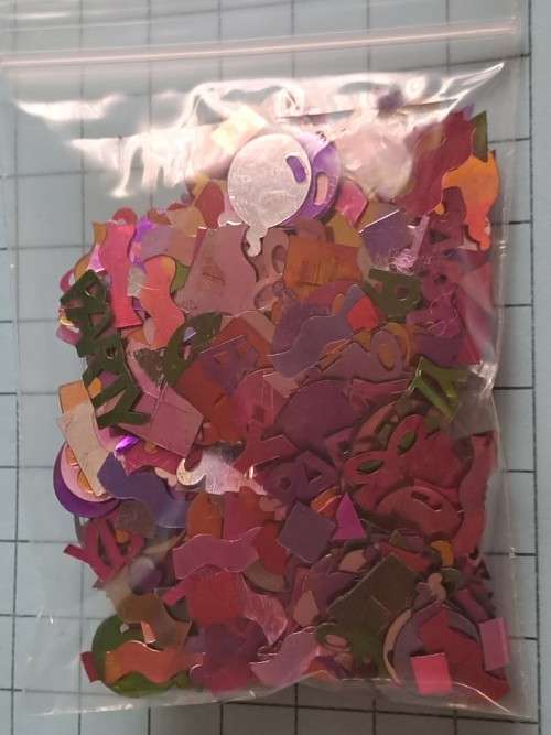 Art +  craft embellishments - `glitter party`