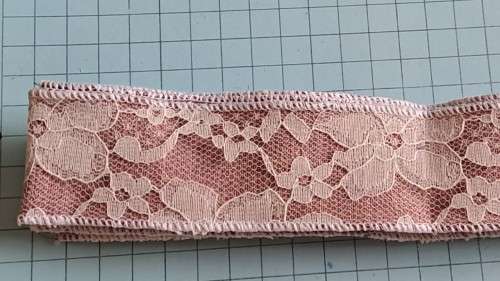 Burlap  -  pink