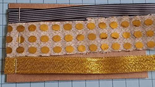 Garland maker -  gold/stripe