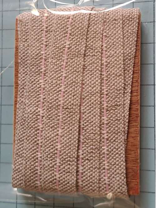 Ribbon - pink stripe - 2m