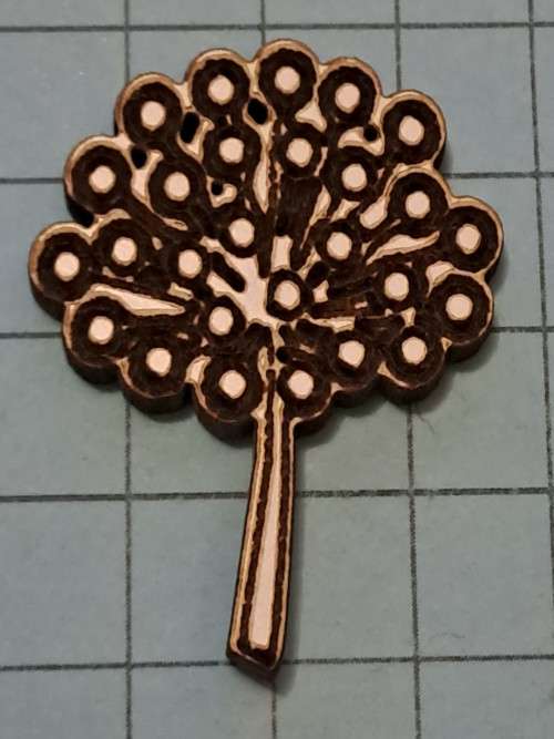 Wooden embellishments - tree A