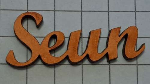 Wooden embellishments - `Seun`