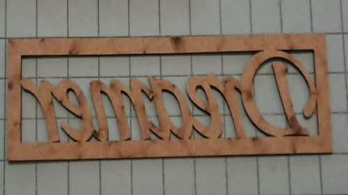 Chipboard embellishments  -  `Dreamer`