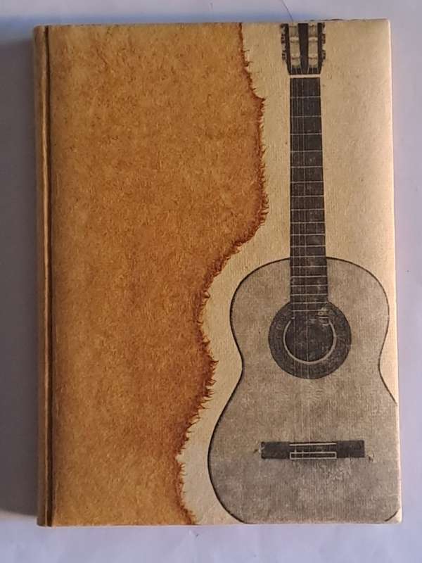 Unused - A6 note book - 23 pages - textured handmade  paper