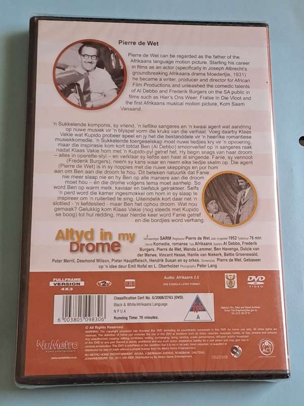 DVD - Altyd in my drome