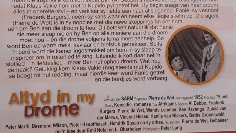 DVD - Altyd in my drome