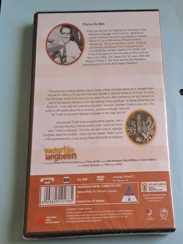 DVD - vadertjie lanbeen