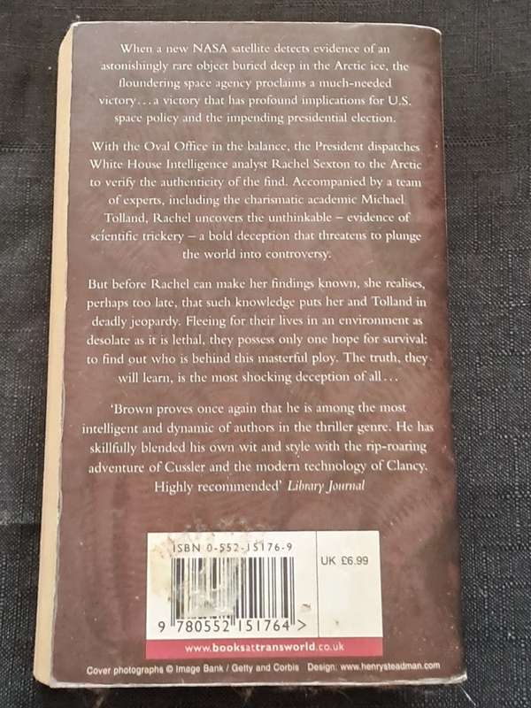 Jeffrey Archer  - Deception point  - paperback/softcover - pages+300