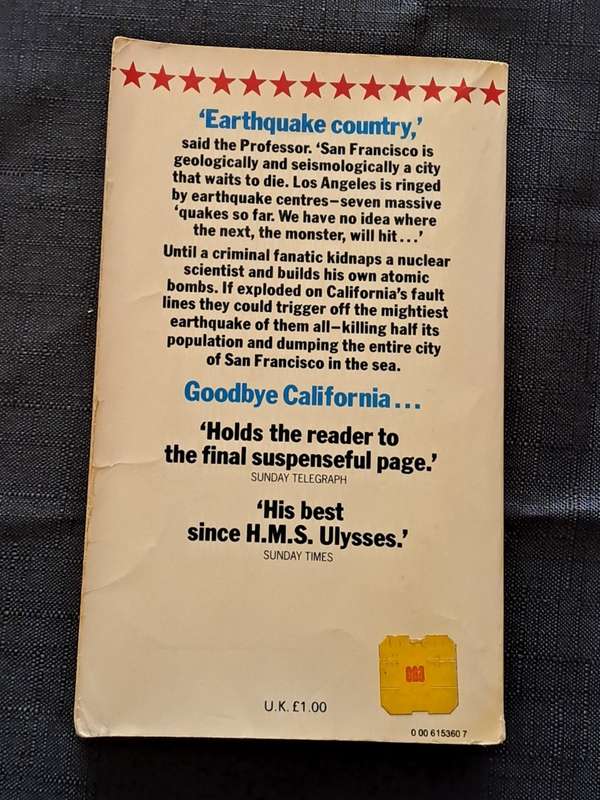 Alistair Maclean -  Goodbye California -  paperback/softcover - pages  256