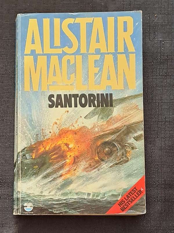 Alistair Maclean -  Santorini -  paperback/softcover  -  Pages 220