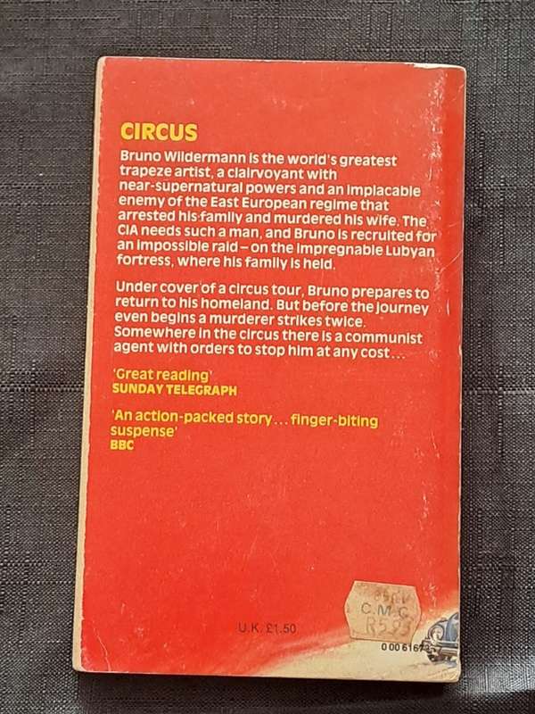 Alistair Maclean -  Circus -  paperback/softcover  -  Pages 191