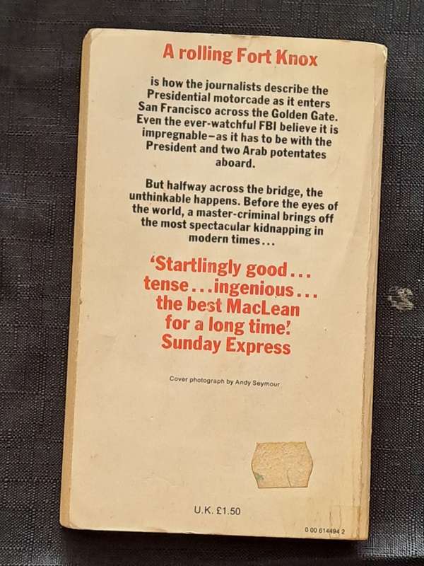 Alistair Maclean -  The Golden Gate -  paperback/softcover  -  Pages 224