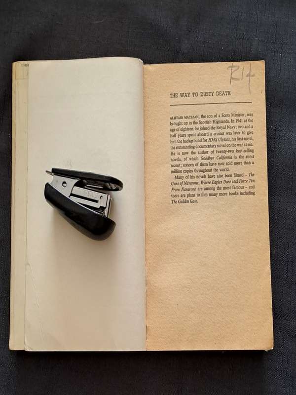 Alistair Maclean -  The Way to Dusty Death -  Paperback/Softcover -  Pages 190   - As per photo`s