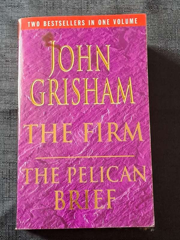John Grisham - The Firm/The Pelican Brief  - Paperback/Softcover -  Pages 371   - As per photo`s