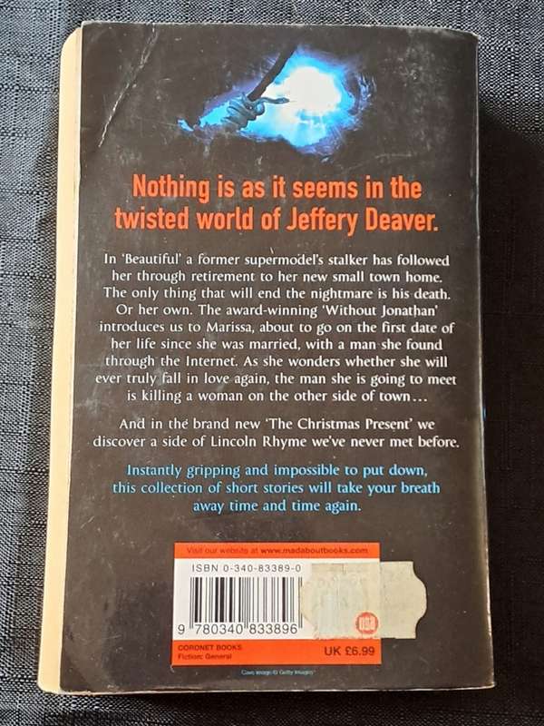 Jeffery Deaver  - Twisted - paperback/softcover - pages 478
