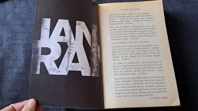 Ian Rankin  - Exit Music - an inspector Rebus novel -  paperback/softcover - Pages 460